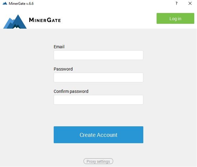 crear cuenta minergate 2