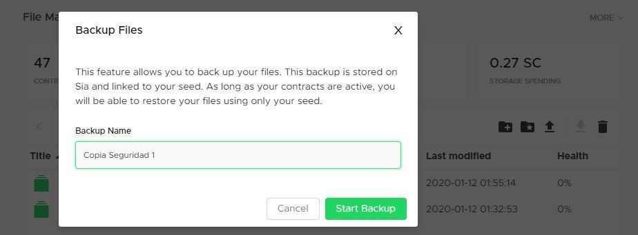 10 Crear copia seguridad archivos